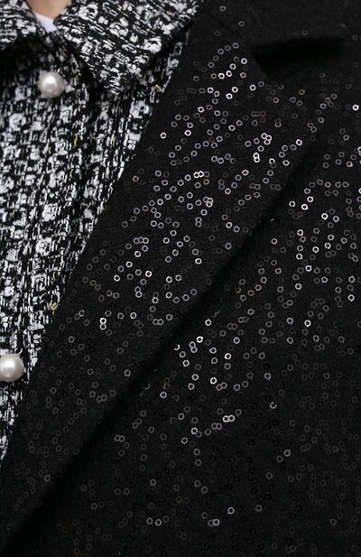 Пальто с пайетками SEVEN LAB, арт. CM20-K04/2black brilliant, фото 5