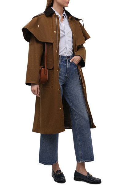 Джинсы CELINE синего цвета по цене 72700 руб., арт. 2N648930F, фото 2 Джинсы CELINE, арт. 2N648930F, фото 2