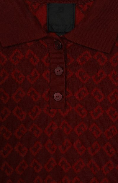 Платье из хлопка и кашемира GIVENCHY бордового цвета по цене 57550 руб., арт. H31000, фото 3 Платье из хлопка и кашемира GIVENCHY, арт. H31000, фото 3