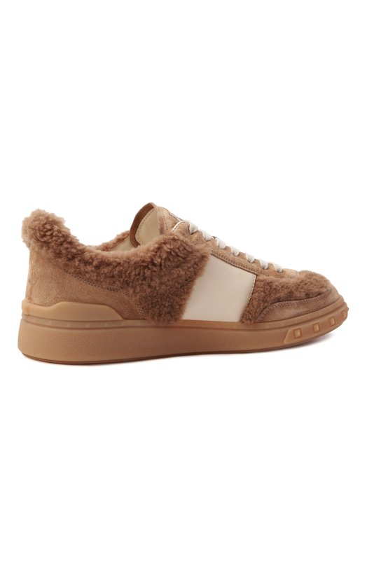 Замшевые кеды Upvillage Valentino 7W2S0IL9/XXI Коричневый  7W2S0IL9/XXI Фото 5