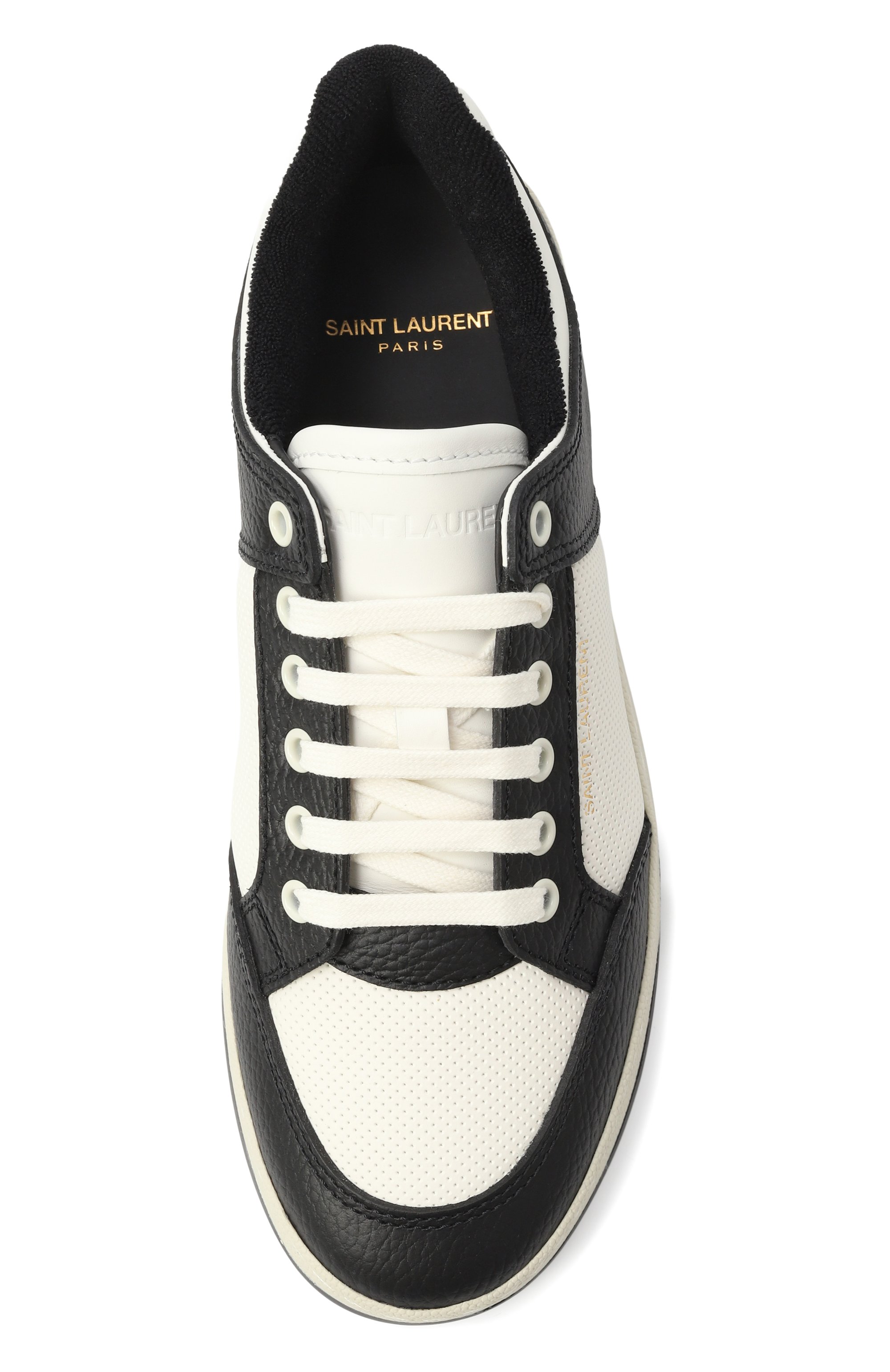 Кожаные кеды sl/61 SAINT LAURENT, арт. 713602/AAAWR, фото 6