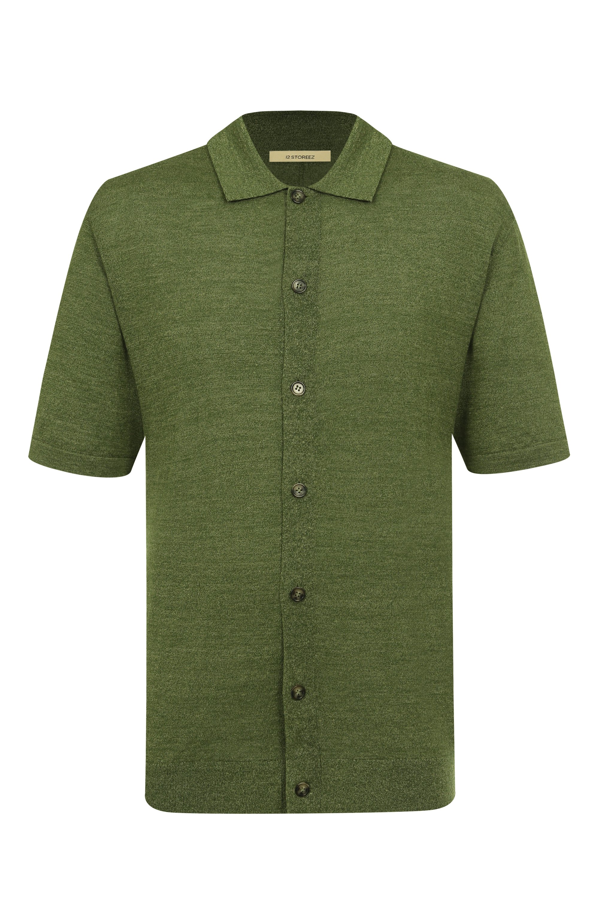 Рубашка из шерсти и льна 12 STOREEZ, арт. 131409, фото 1