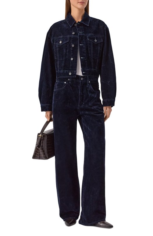 Бархатная куртка Radley Agolde A5115-1884 Синий  A5115-1884 Фото 2