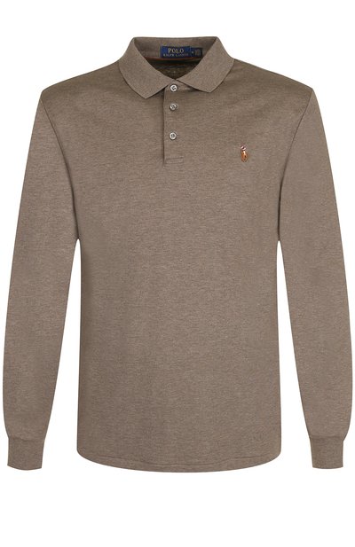 Хлопковое поло с длинными рукавами POLO RALPH LAUREN, арт. 710671785, фото 1