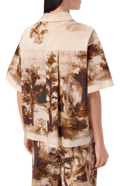 Хлопковая рубашка ERIKA CAVALLINI, арт. P6SI04, фото 4