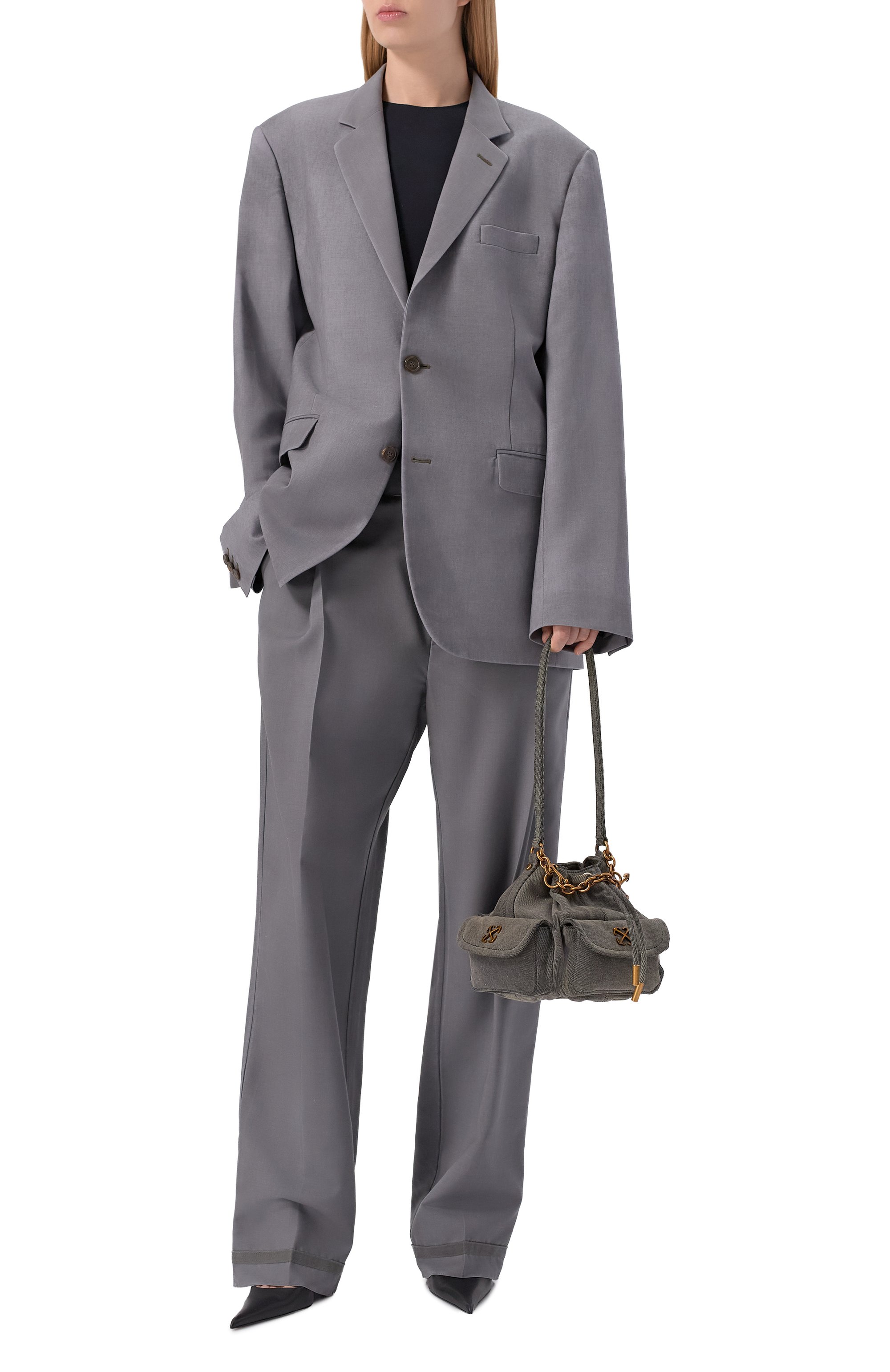 Сумка dumbo bucket OFF-WHITE, арт. 0WMY002F25DEN002, фото 7