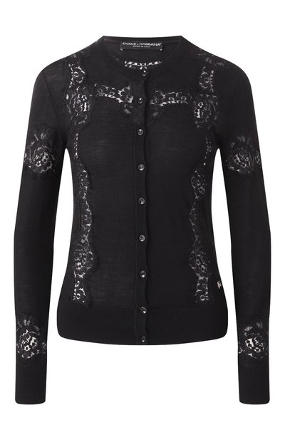 Женский кардиган из кашемира и шелка DOLCE & GABBANA, арт. FXV05T/JEM07