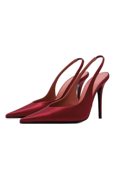 Женские текстильные туфли anok sling 105 AMINA MUADDI, арт. AN0K SLING 105/SATIN