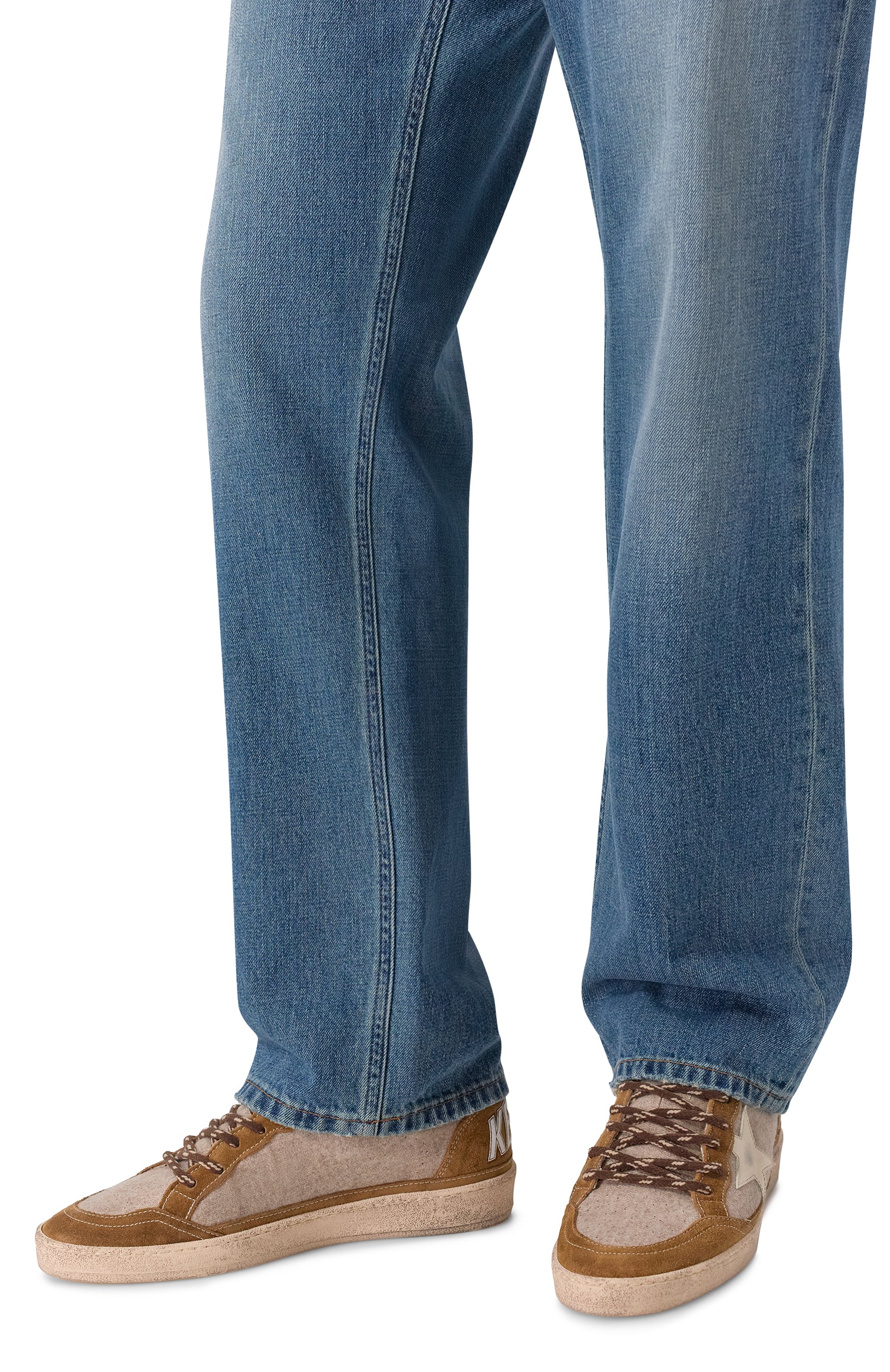 Комбинированные кеды ball star GOLDEN GOOSE DELUXE BRAND, арт. GMF00117.F007947, фото 3