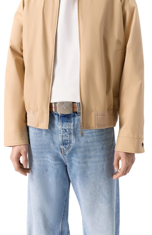 Двусторонний ремень Burberry 8119995 Бежевый  8119995 Фото 2