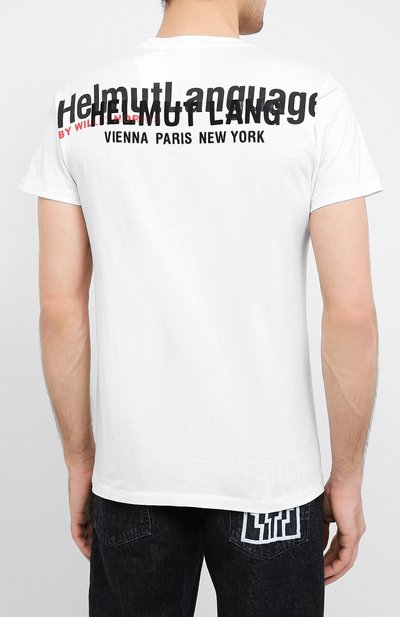 Хлопковая футболка HELMUT LANG, арт. K05DM527, фото 4