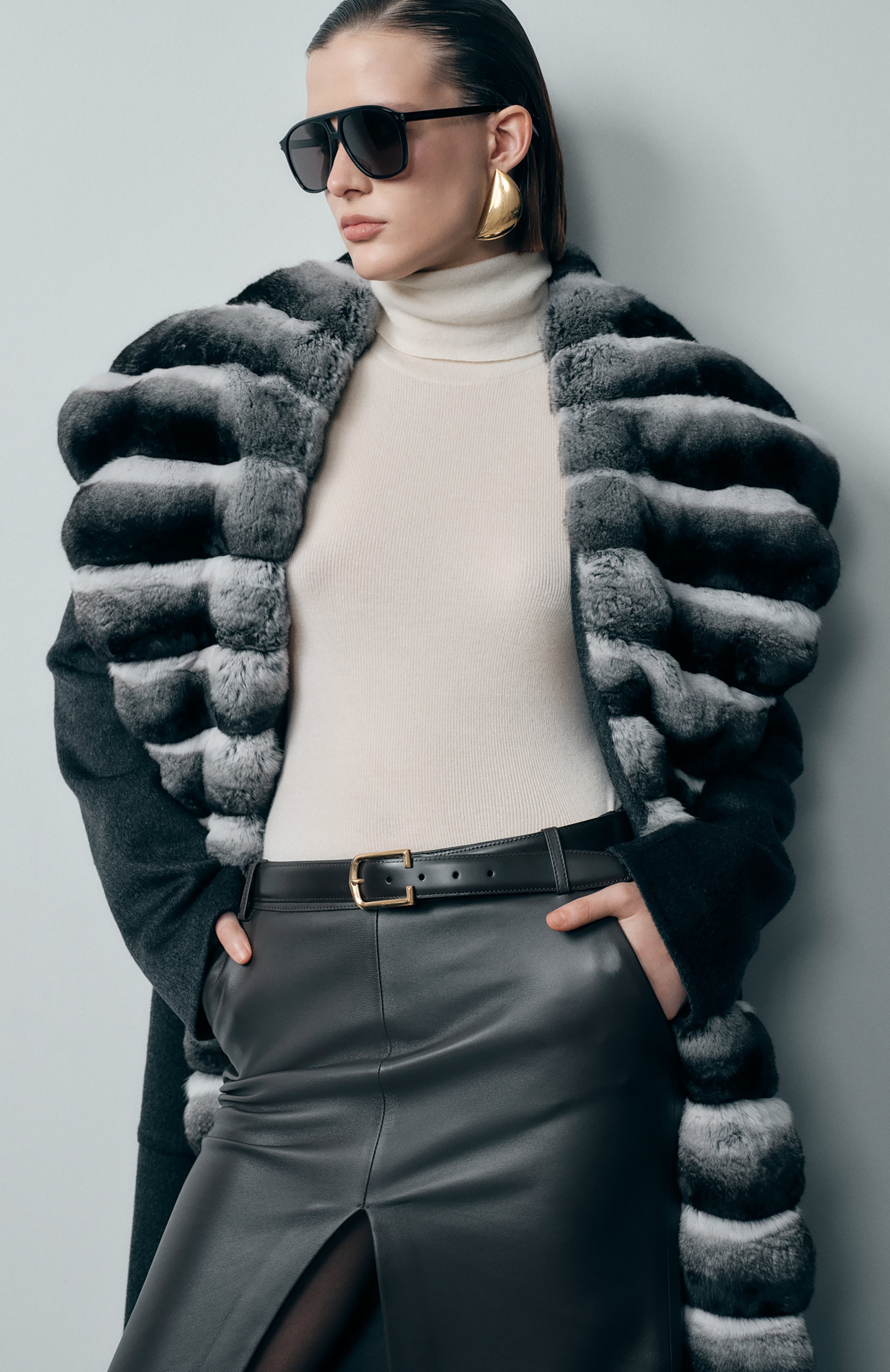 Солнцезащитные очки SAINT LAURENT, арт. SL 596 DUNE 001, фото 5