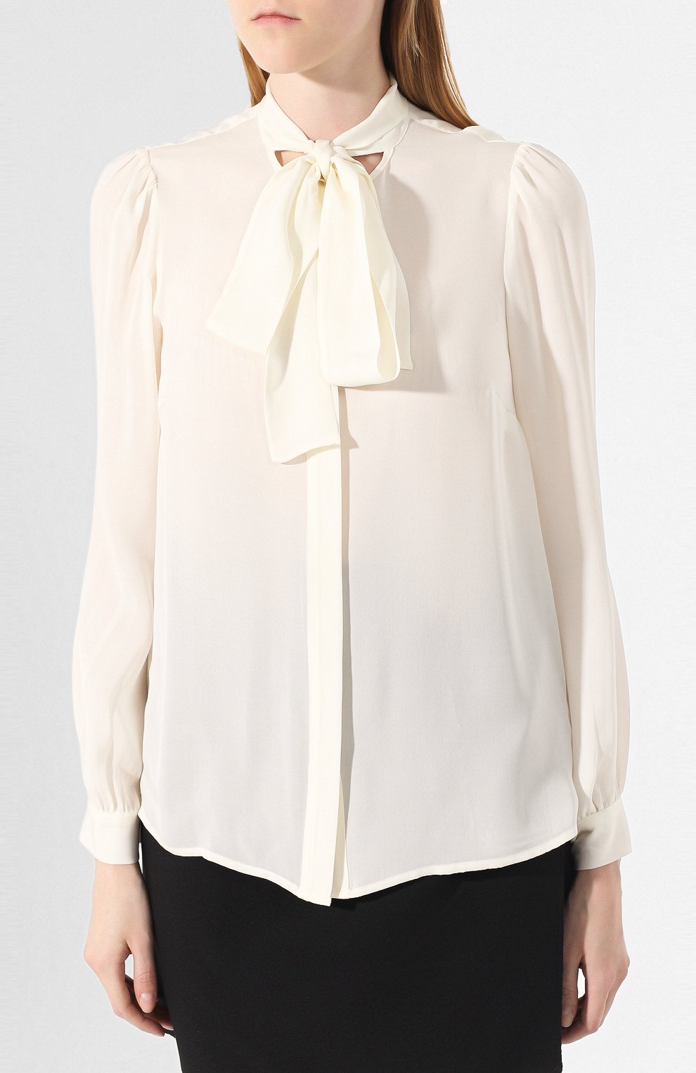 Шелковая блузка MICHAEL MICHAEL KORS, арт. MU94LVRB06, фото 3