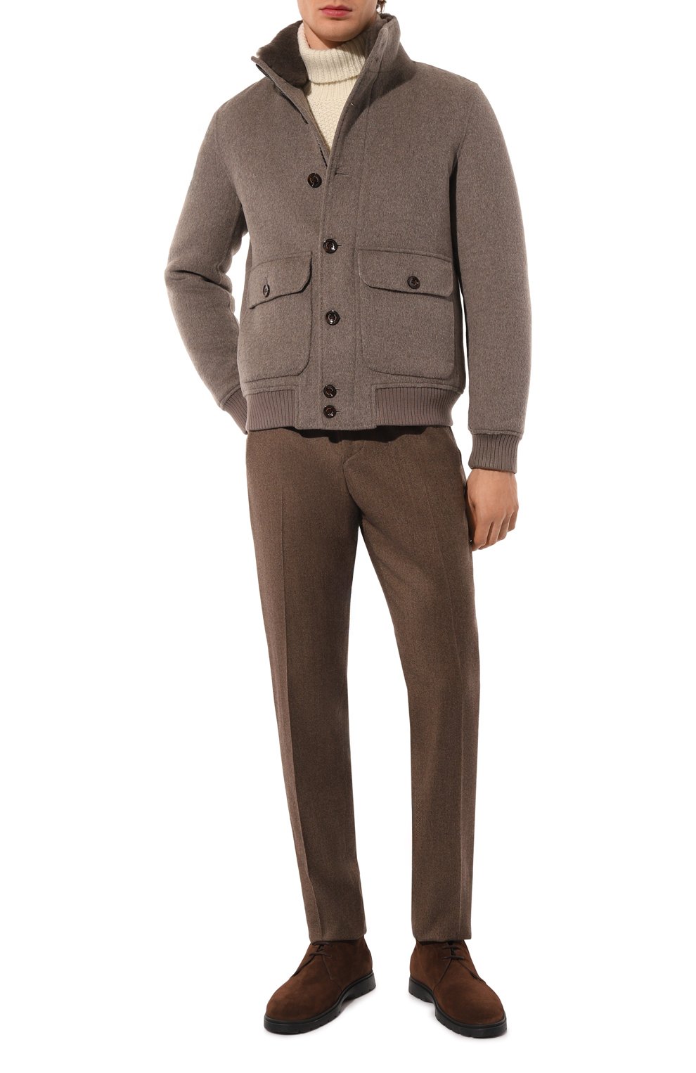 Шерстяные брюки KITON, арт. UPLACK0122E15, фото 2