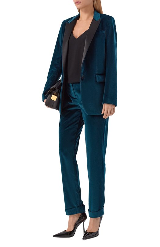 Бархатный жакет Lorena Antoniazzi GA46A/9577 Зелёный  GA46A/9577 Фото 2