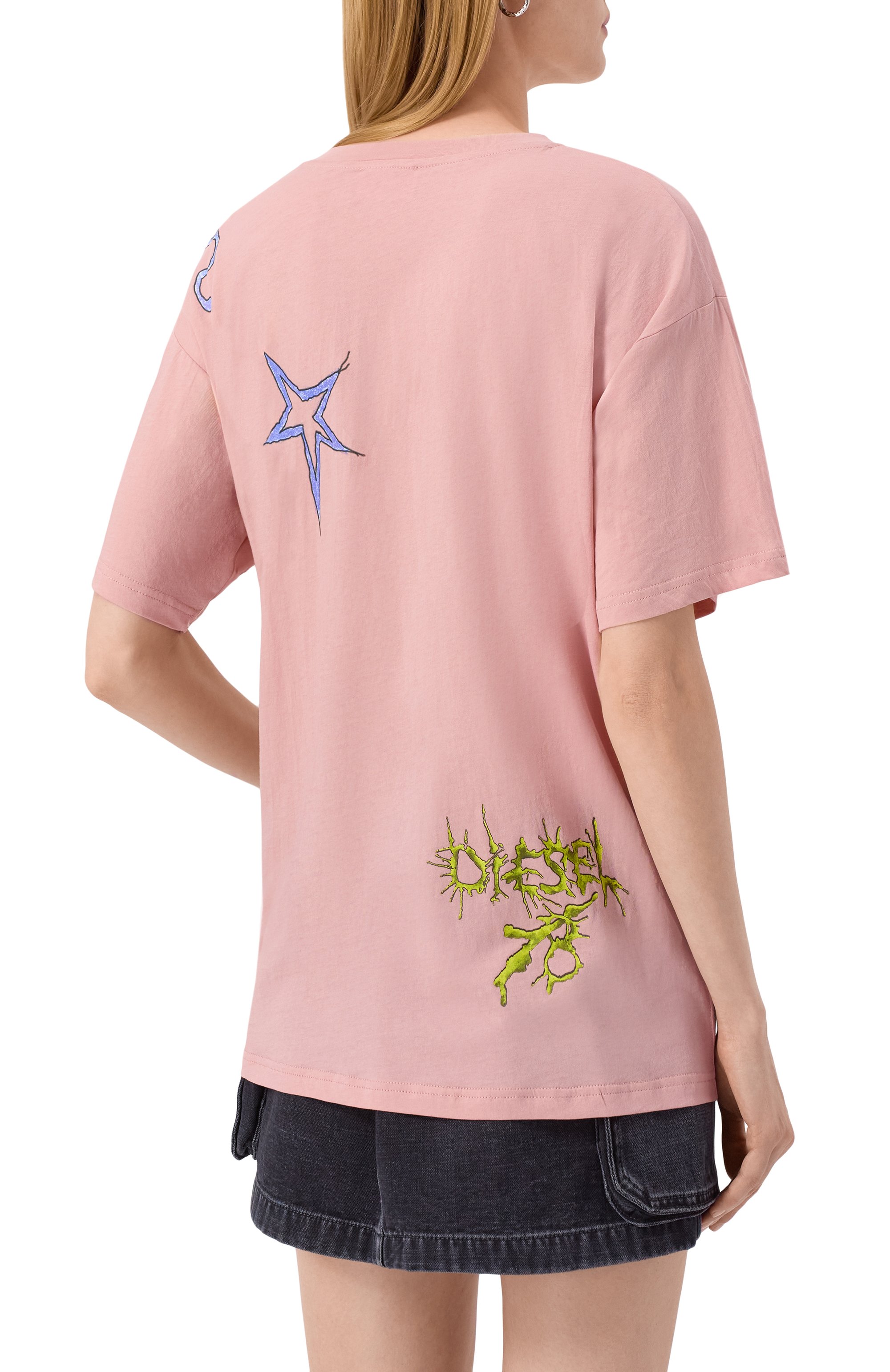 Хлопковая футболка DIESEL, арт. A17719/0AKBY, фото 4