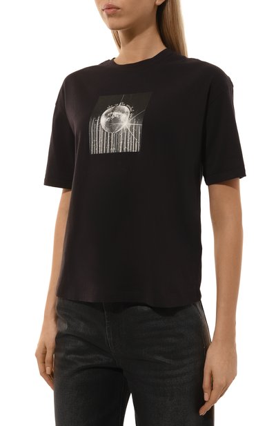 Хлопковая футболка BOSS ORANGE, арт. 50525103, фото 3