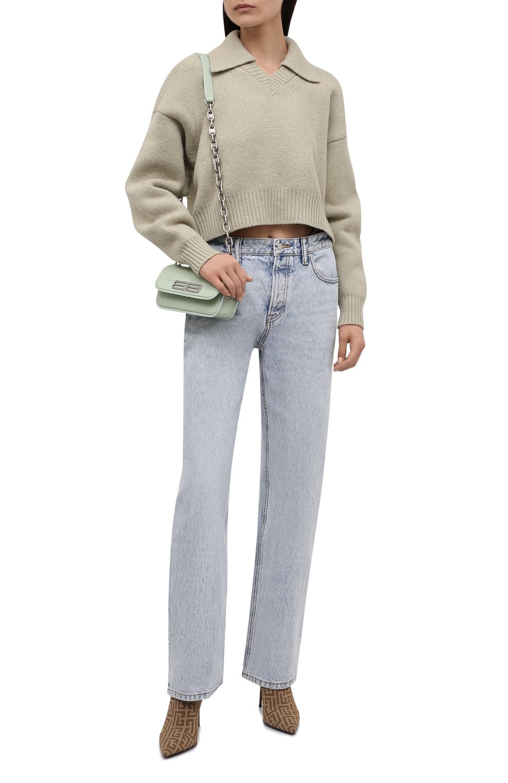 Текстильные ботильоны BALMAIN, арт. XN1TA680/TMGK, фото 2