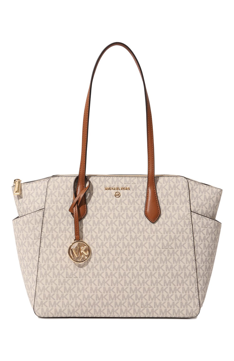 Сумка-тоут marilyn medium MICHAEL MICHAEL KORS бежевого цвета по цене 33350 руб., арт. 30S2G6AT2B, фото 1 Сумка-тоут marilyn medium MICHAEL MICHAEL KORS, арт. 30S2G6AT2B, фото 1