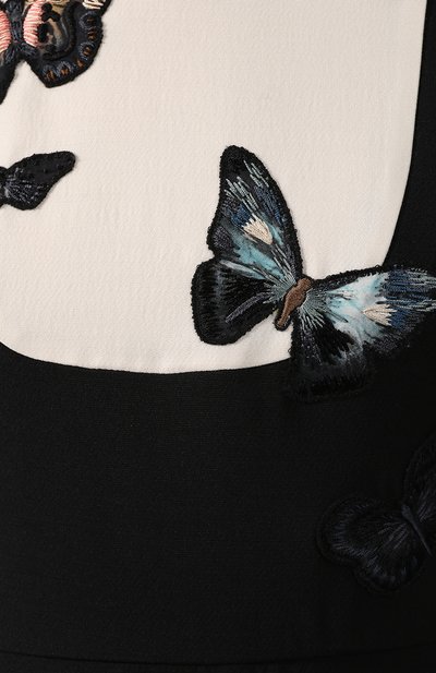 Платье из смеси шерсти и шелка VALENTINO, арт. SB3VANU51CF, фото 5