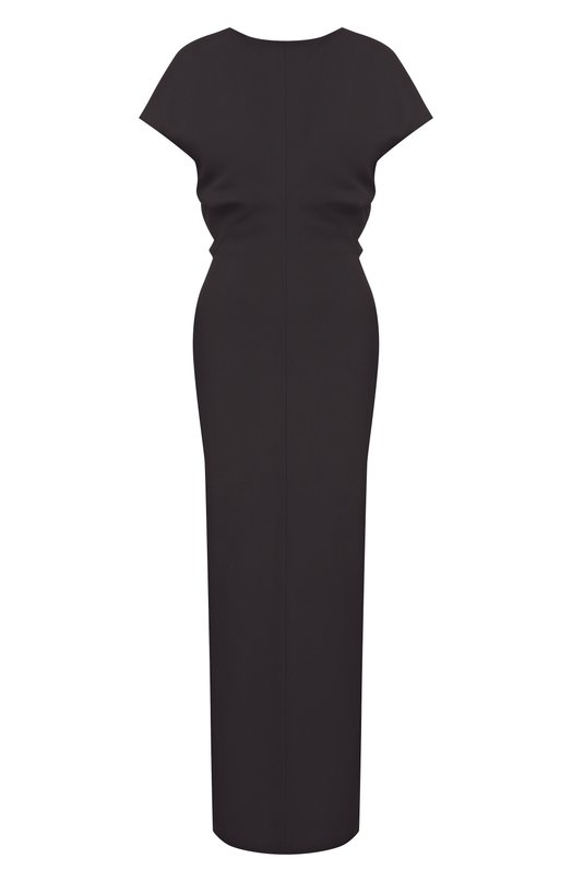 Платье из вискозы и шелка Agnona TR1102E/U5075E Чёрный TR1102E/U5075E