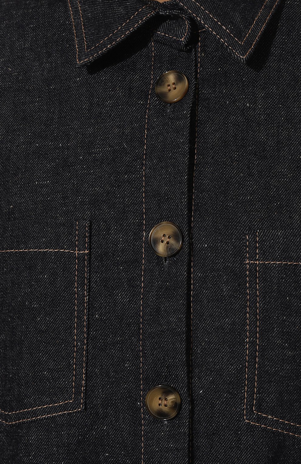 Джинсовая рубашка VIKA 2.0 темно-синего цвета по цене 35100 руб., арт. W23-1298--2025-499, фото 5 Джинсовая рубашка VIKA 2.0, арт. W23-1298--2025-499, фото 5