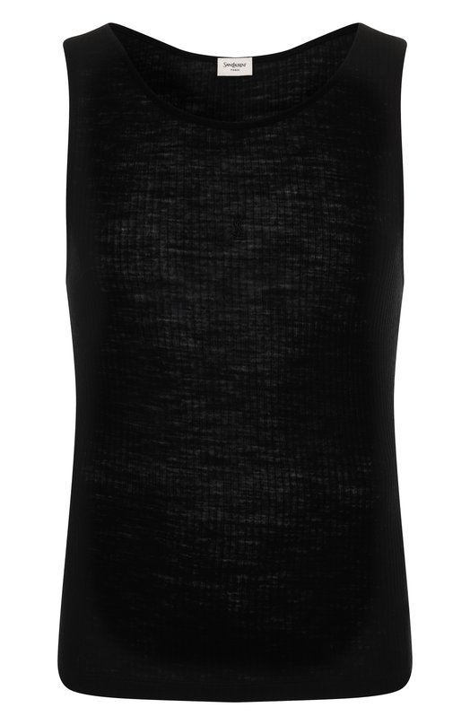 Шерстяная майка Saint Laurent 757294/YBMV2 Чёрный 757294/YBMV2