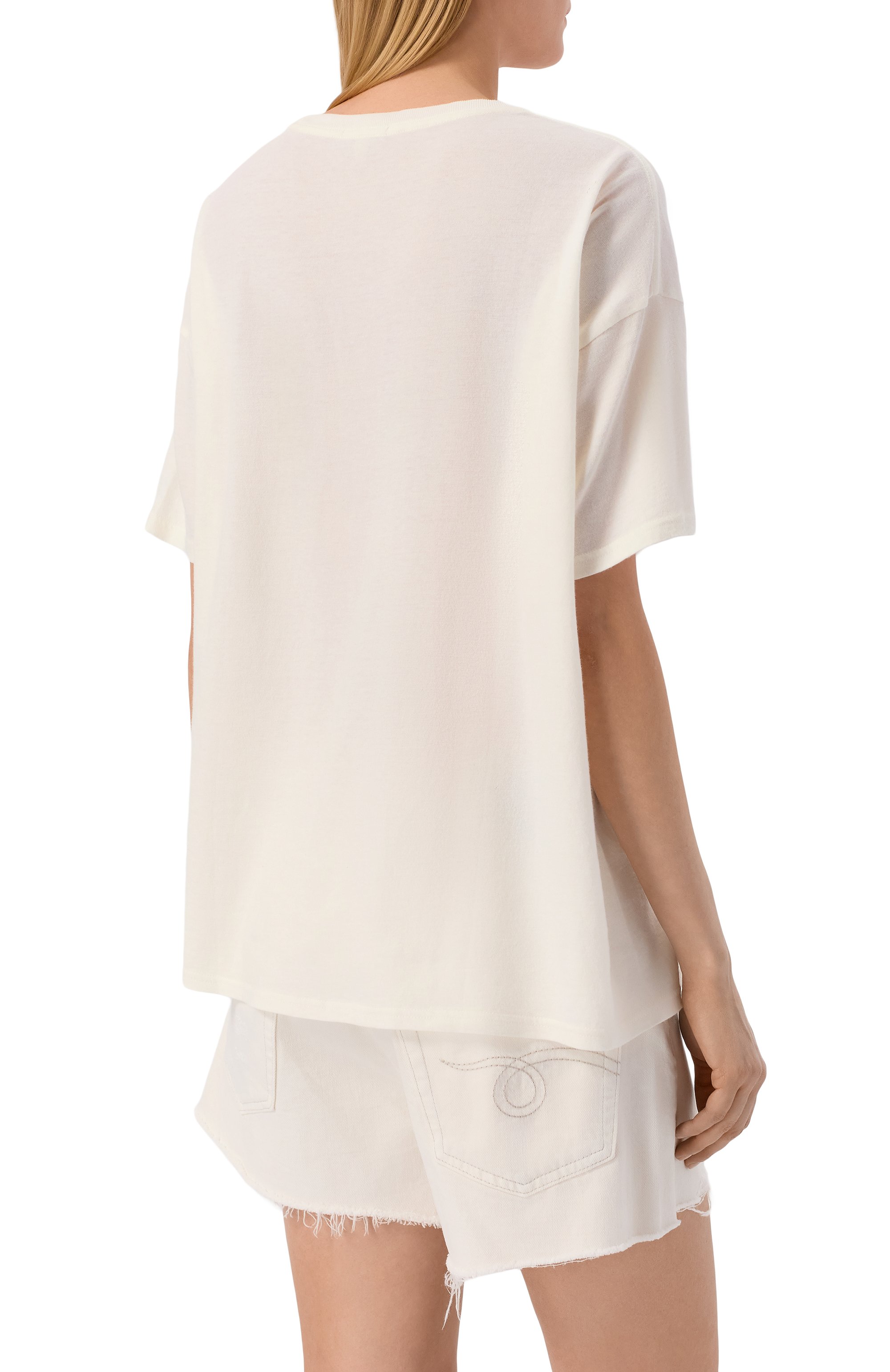 Футболка из хлопка и кашемира R13, арт. R13WK141-K140B, фото 4