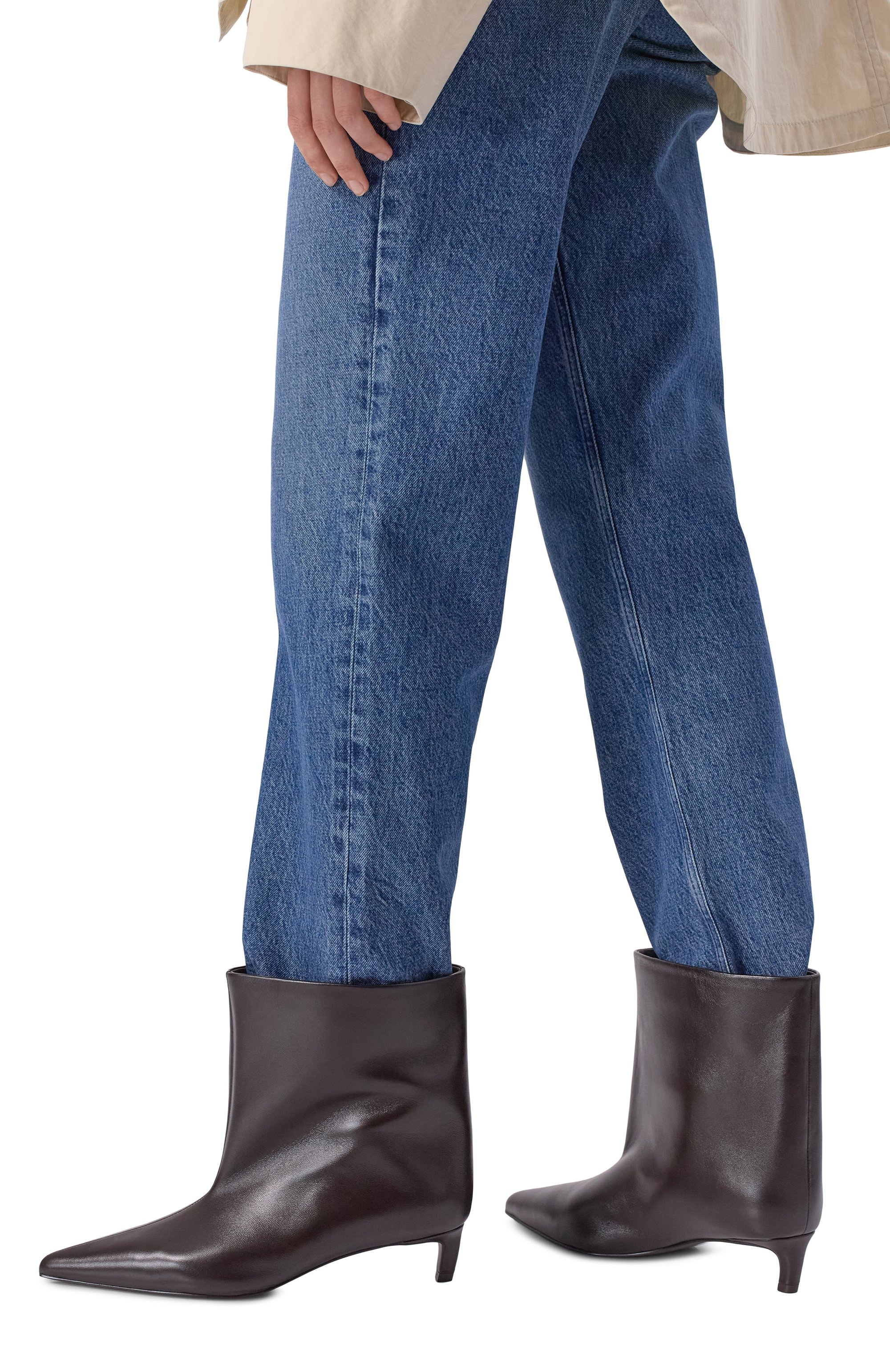 Кожаные ботильоны 12 STOREEZ, арт. 134659, фото 2