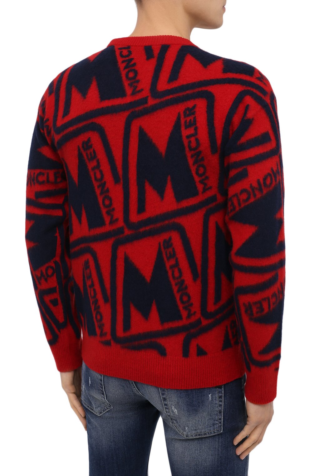 Шерстяной свитер MONCLER, арт. F2-091-9C738-50-A9379, фото 4