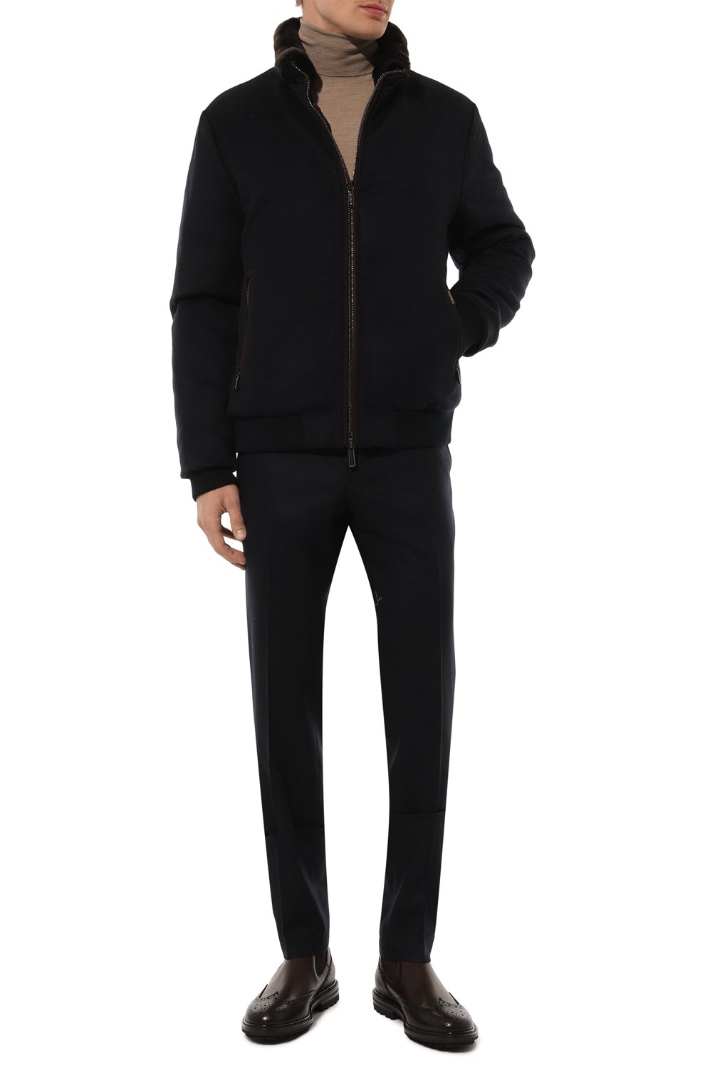 Бомбер bellati-ls9 с отделкой из овчины MOORER, арт. BELLATI/LS9, фото 2