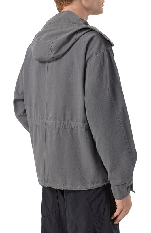 Куртка из хлопка и льна Transit CFUTRCE142 Серый  CFUTRCE142 Фото 4