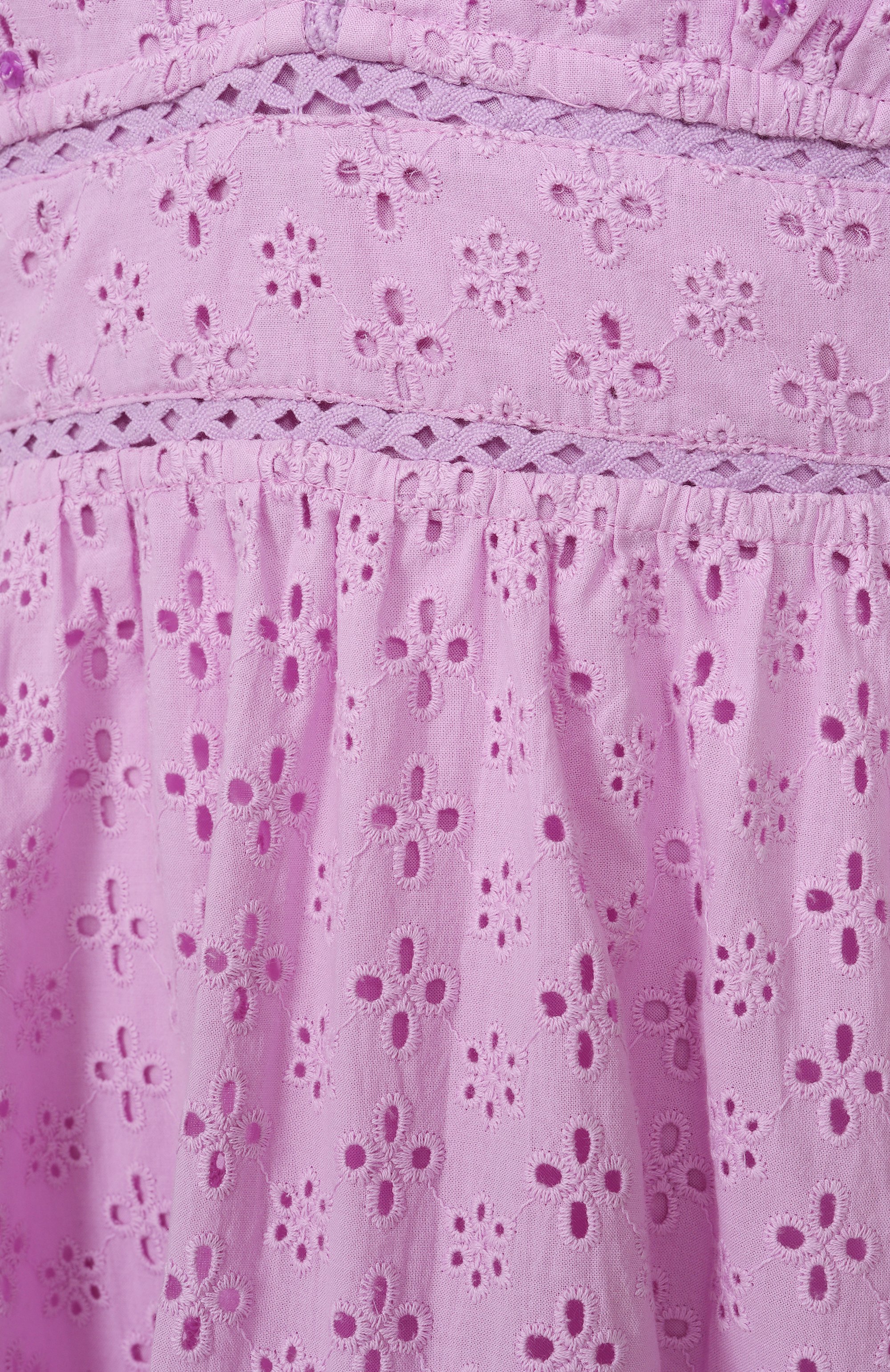 Хлопковое платье POUPETTE ST BARTH, арт. WR4R25N0LC5, фото 6