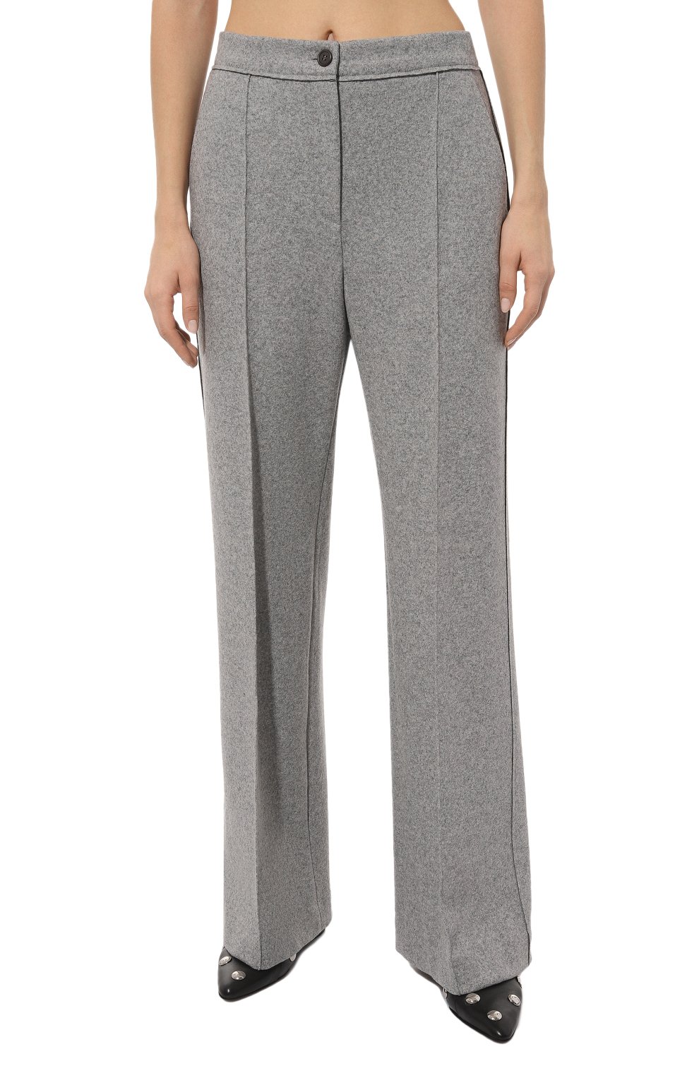Шерстяные брюки ANTONELLI FIRENZE серого цвета по цене 47950 руб., арт. K8050/816C, фото 3 Шерстяные брюки ANTONELLI FIRENZE, арт. K8050/816C, фото 3