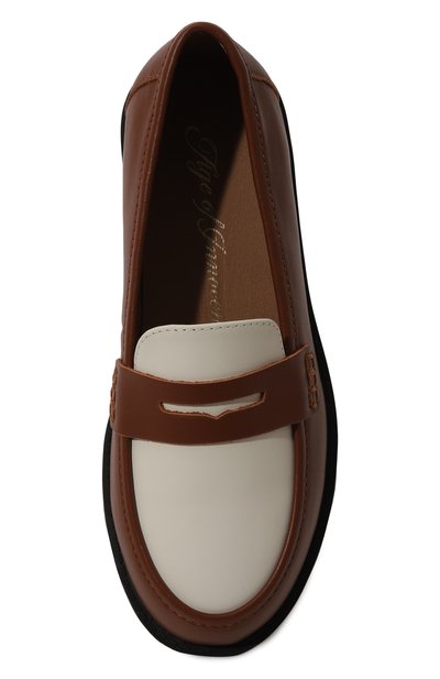 Кожаные лоферы haven AGE OF INNOCENCE коричневого цвета по цене 16300 руб., арт. 000437/HAVEN/31, фото 4 Кожаные лоферы haven AGE OF INNOCENCE, арт. 000437/HAVEN/31, фото 4