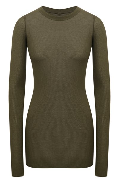 Женская лонгслив из вискозы и шелка RICK OWENS, арт. RP02A7202/RC