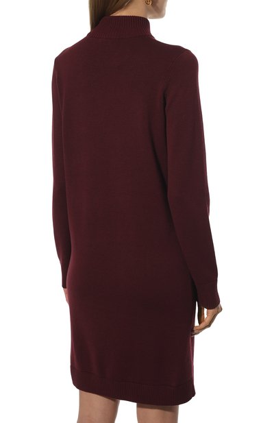 Платье из хлопка и шерсти BOSS, арт. 50436150, фото 4