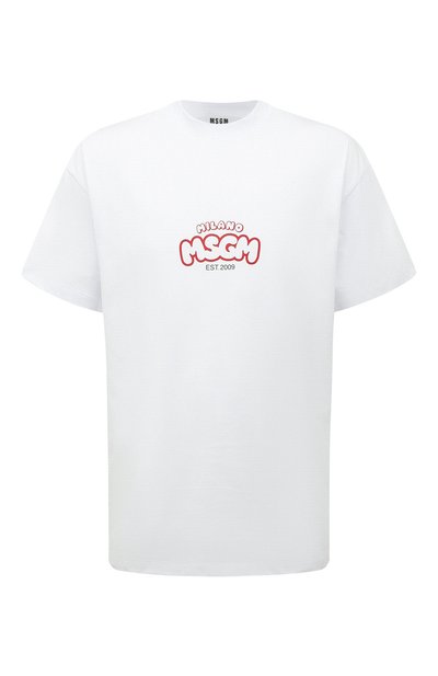 Хлопковая футболка MSGM, арт. 3440MM197 237002, фото 1