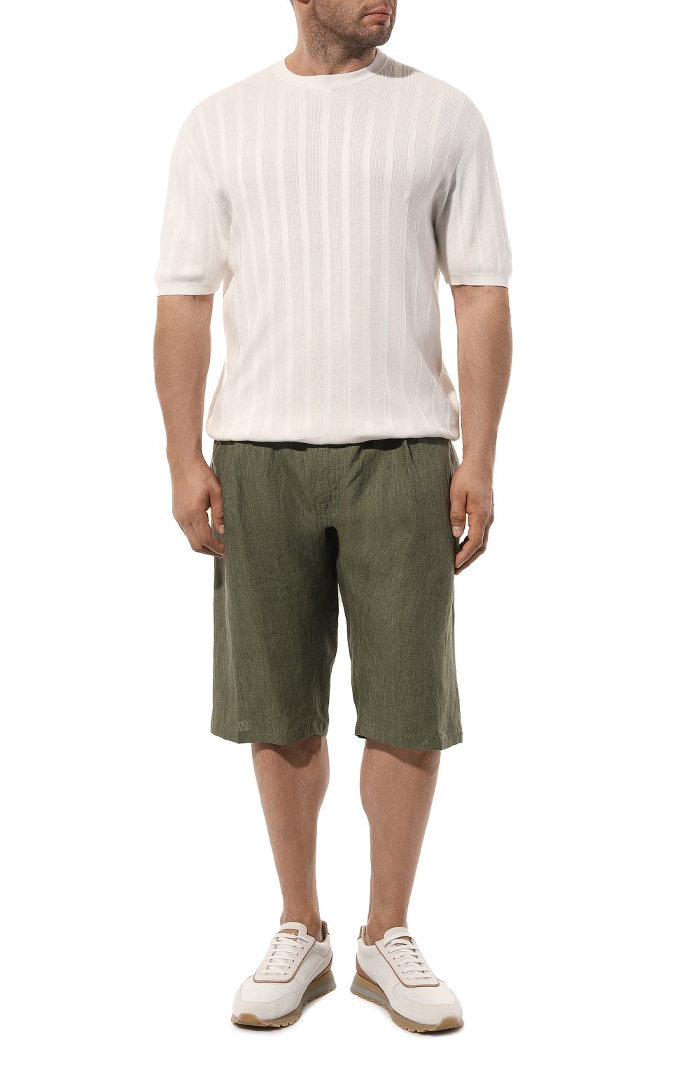 Хлопковый джемпер CORTIGIANI белого цвета по цене 55000 руб., арт. 719108, фото 2 Хлопковый джемпер CORTIGIANI, арт. 719108, фото 2