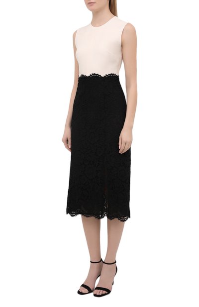 Платье VALENTINO черно-белого цвета по цене 421500 руб., арт. VB3VAUH5360, фото 3 Платье VALENTINO, арт. VB3VAUH5360, фото 3