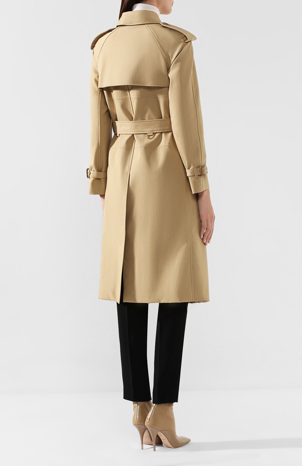 Пальто с меховой подкладкой BURBERRY, арт. 4560611, фото 4