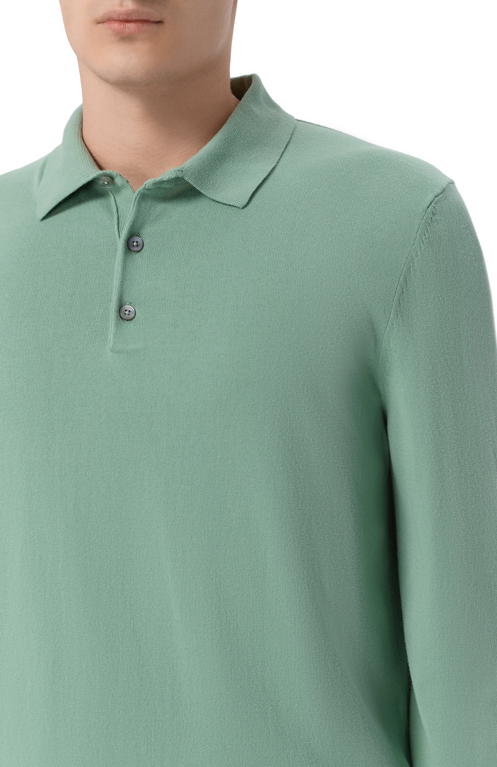 Хлопковое поло BOSS, арт. 50506025, фото 5