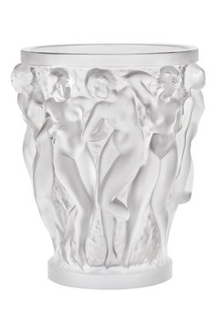 Ваза bacchantes xxl LALIQUE прозрачного цвета, арт. 10119500 | Фото 1 (Статус проверки: Проверена категория; Коллекция: Bacchantes; Нос: Не проставлено; Региональные ограничения белый список (Axapta Mercury): Не проставлено; Автоматизация Diginetica: Не назначено; Ограничения доставки: fragile-2)