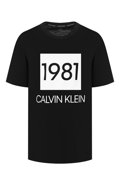 Женская хлопковая футболка CALVIN KLEIN, арт. QS6343E
