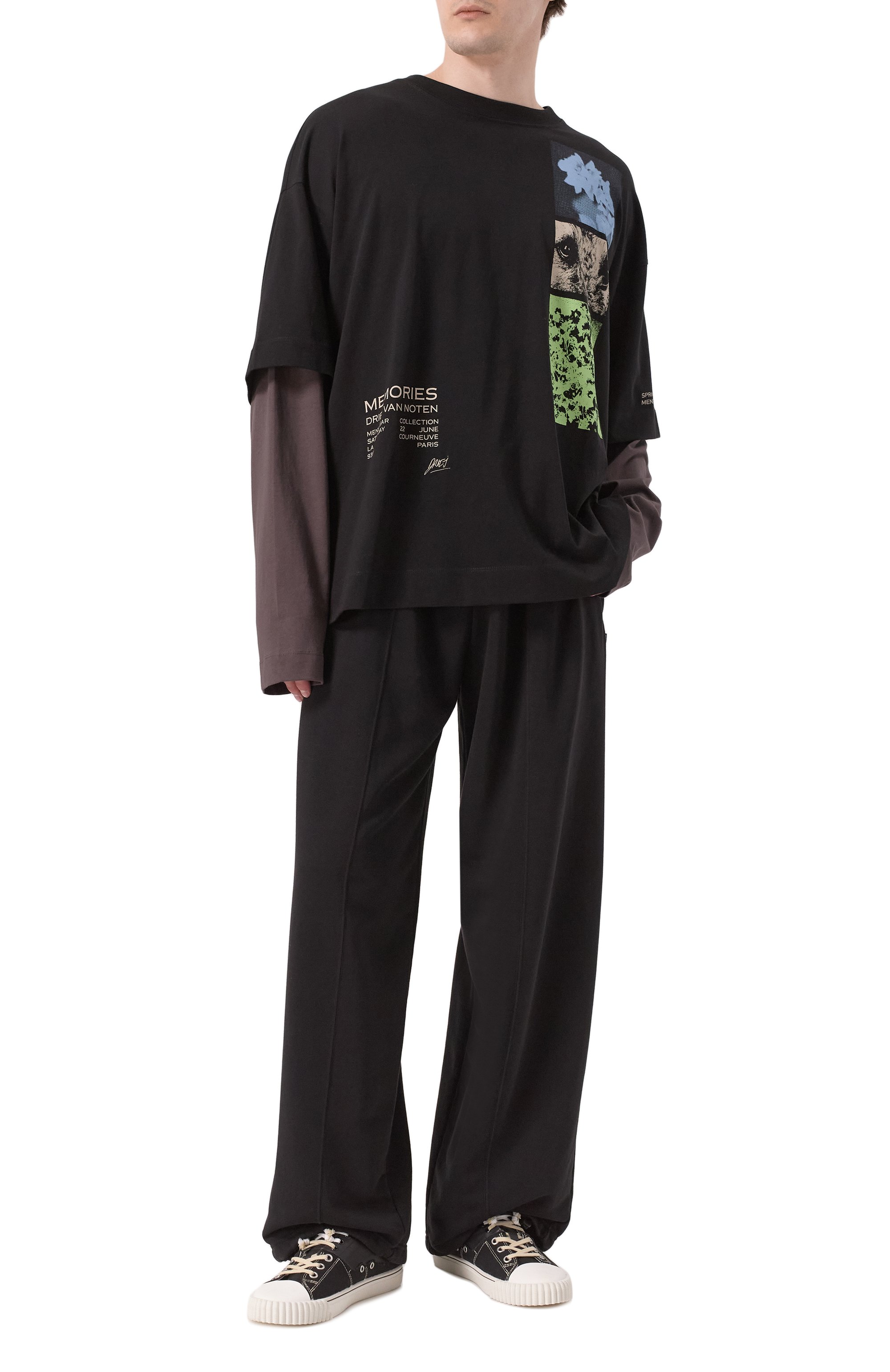 Хлопковый лонгслив DRIES VAN NOTEN, арт. 251-021119-1603, фото 2