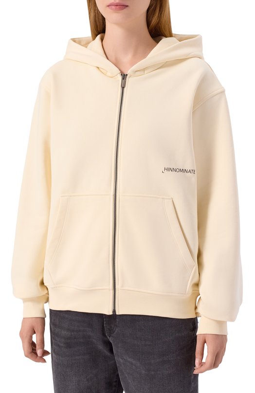 Хлопковая толстовка HINNOMINATE HMABW01930 Кремовый  HMABW01930 Фото 3
