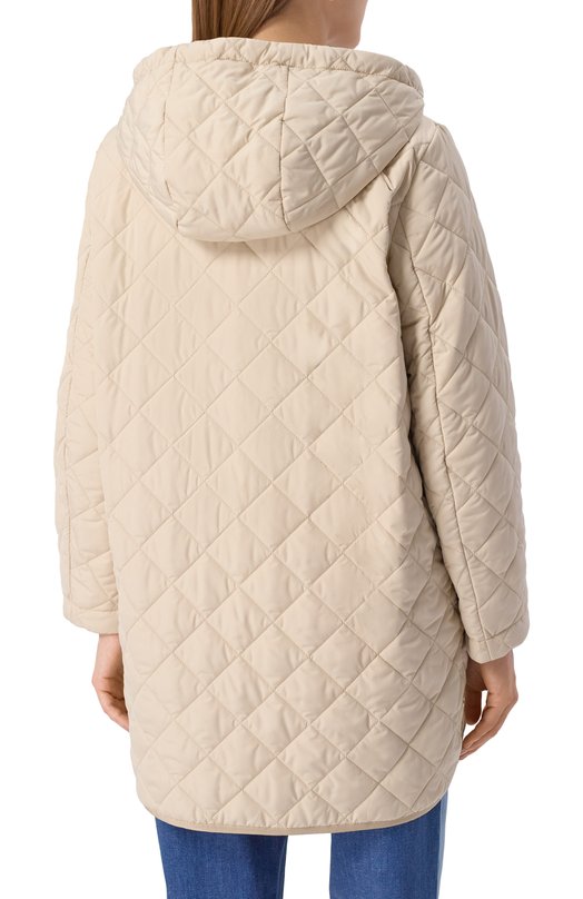 Утепленная куртка Weekend Max Mara ERI0 Бежевый  ERI0 Фото 4