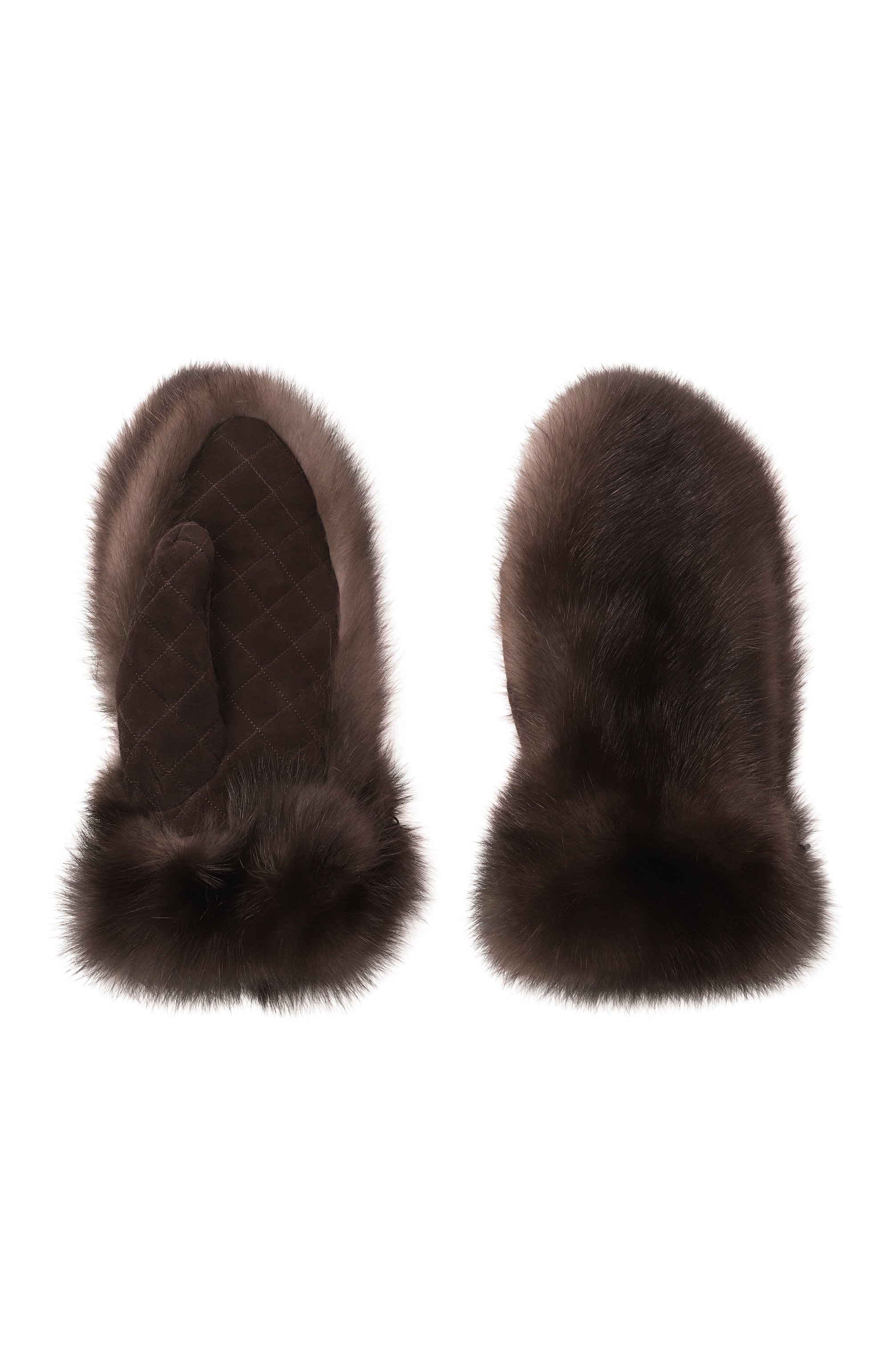 Меховые варежки из соболя BLACK SABLE, арт. BS-ACSFV-EB, фото 3