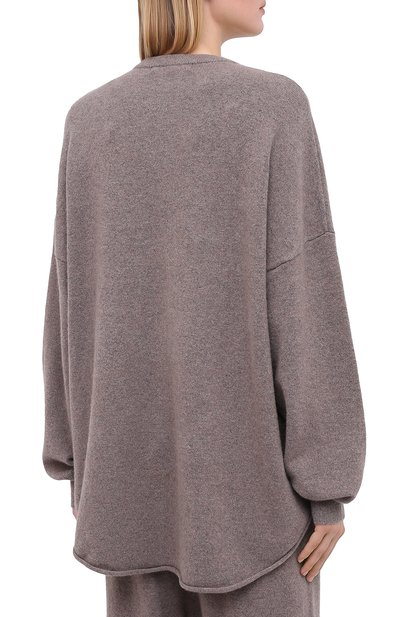 Кашемировый свитер EXTREME CASHMERE коричневого цвета по цене 53450 руб., арт. 053/CREW H0P, фото 4 Кашемировый свитер EXTREME CASHMERE, арт. 053/CREW H0P, фото 4