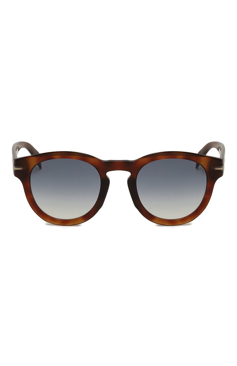 Мужские солнцезащитные очки DAVID BECKHAM коричневого цвета, арт. DB7041 FLAT WR9 | Фото 3 (Нос: Не проставлено; Региональные ограничения белый список (Axapta Mercury): Не проставлено; Тип очков: С/з; Кросс-КТ: С/з-мужское; Материал: Пластик; Оптика Гендер: оптика-мужское; Очки форма: Круглые)